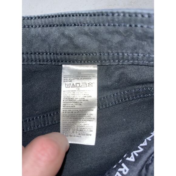 Banana Republic Black Pleated Pant, High Rise, Wide Leg, Size 10 dressy office - Picture 4 of 5